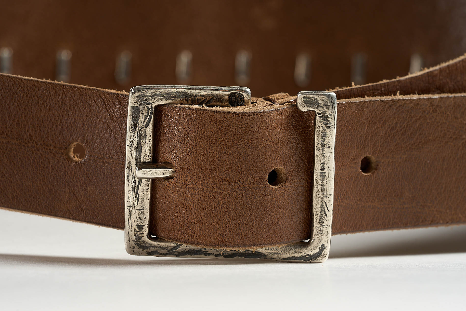 daniele basta leather and silver bags - FRONT